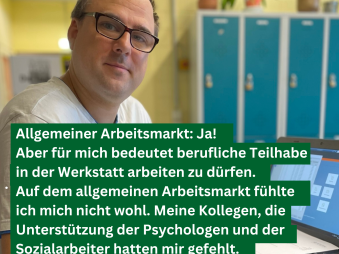 Ich will mich in meinem Job wohl fühlen – das ist für mich berufliche Teilhabe!