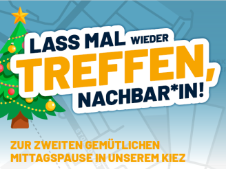 Am 12.12.2024 - Kiezmarkt des Gebietsdialogs bei INTEGRAL in der Storkower Straße 125